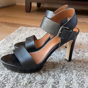 Franco Sarto black sandals